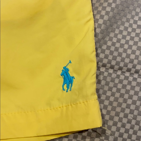 Ralph Lauren men’s yellow bathing suit size L - Picture 2 of 4